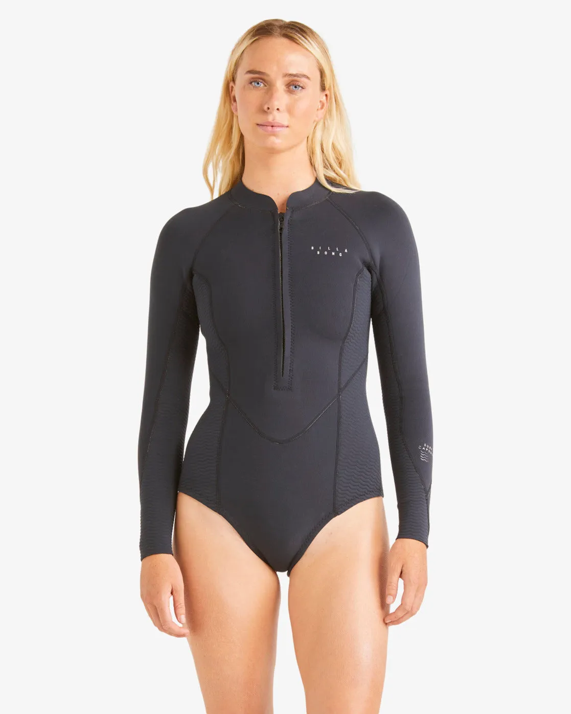 2/2 Salty Dayz Long Sleeve Spring Suit - Black