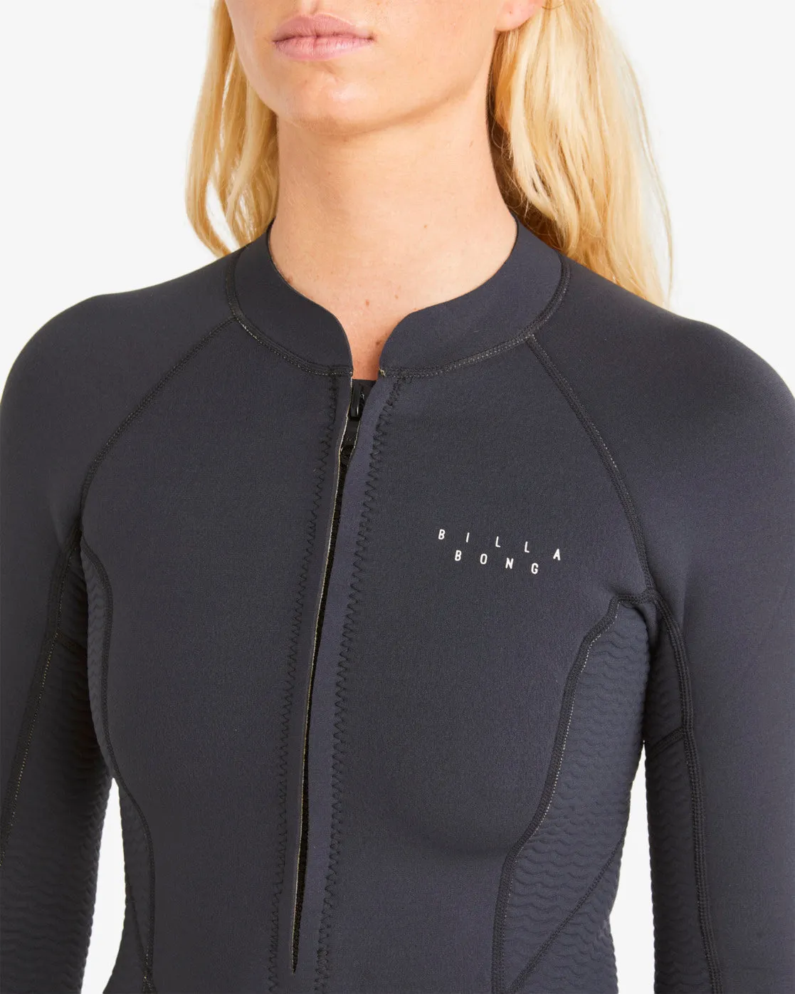 2/2 Salty Dayz Long Sleeve Spring Suit - Black