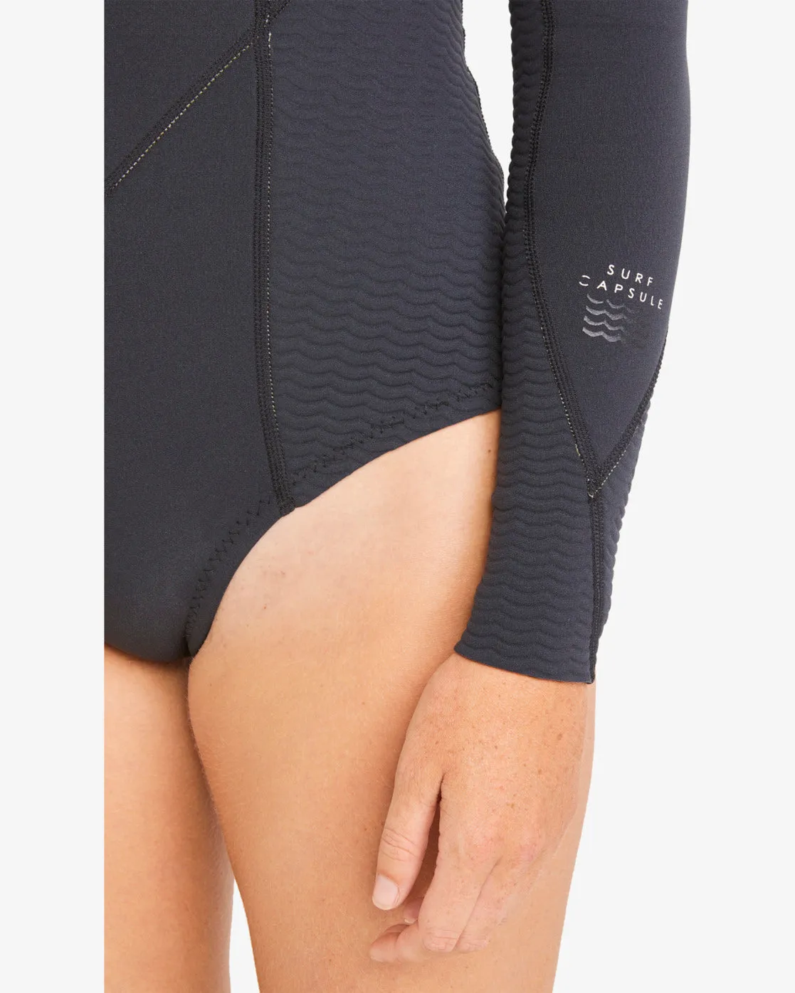 2/2 Salty Dayz Long Sleeve Spring Suit - Black