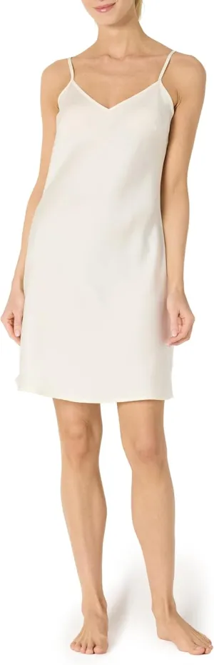 Amazon Essentials Women's Soft Satin Sleepwear Cami Slip Mini Nightgown