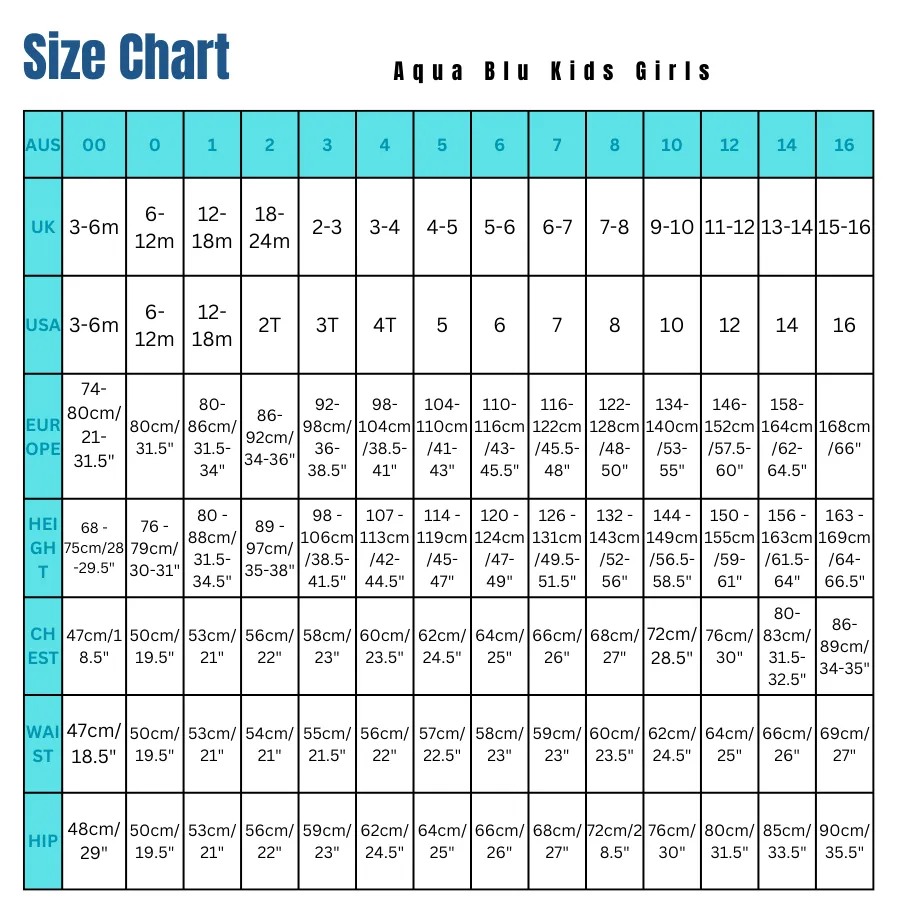 Aqua Blu Kids Long Sleeve One Piece AG2317BR - Brindle