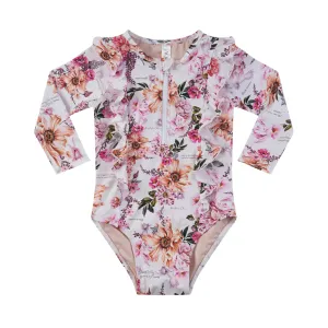 Aqua Blu Kids Long Sleeve One Piece AG24012CH - Chase