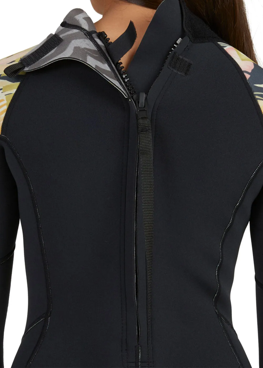 Billabong Girls Spring Fever 2/2mm Back Zip Long Sleeve Spring Suit
