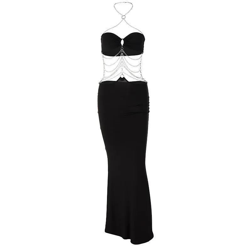 Bonnyshow Taelyn Chain Maxi Dress