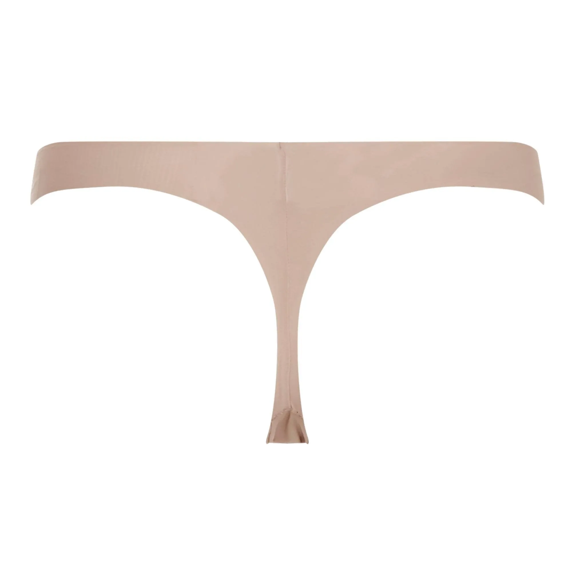 Calvin Klein Seamless Invisibles Microfiber Thong - Light Caramel