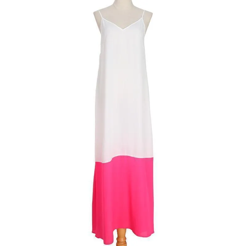 Casul Beach Chiffon Sling Sexy Long Dress