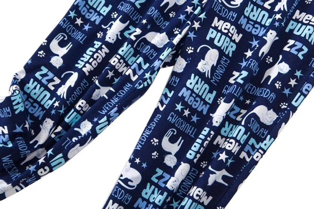 CHUNG Women Cotton Pajama Sets Sleepwear pjs Short Sleeve Shirt Capri Length Crop Pants Cute Vivid Print