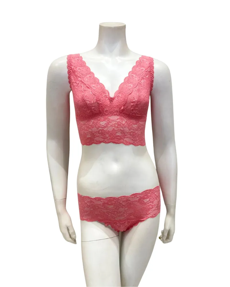 Cosabella Venetian Dusk Lace Bralette & Short Set