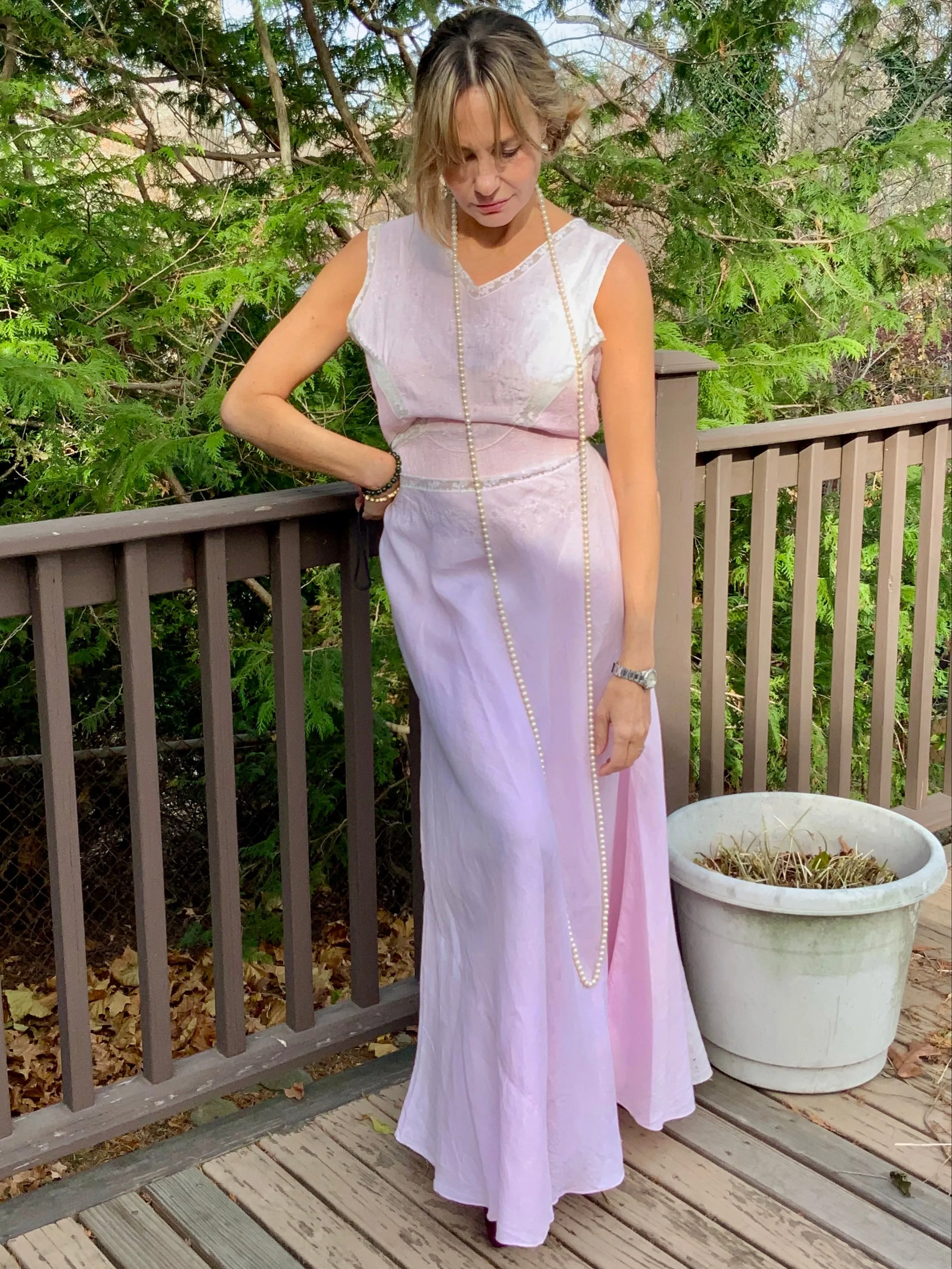 Cotton Nightgown - 1900s - Summer Dress