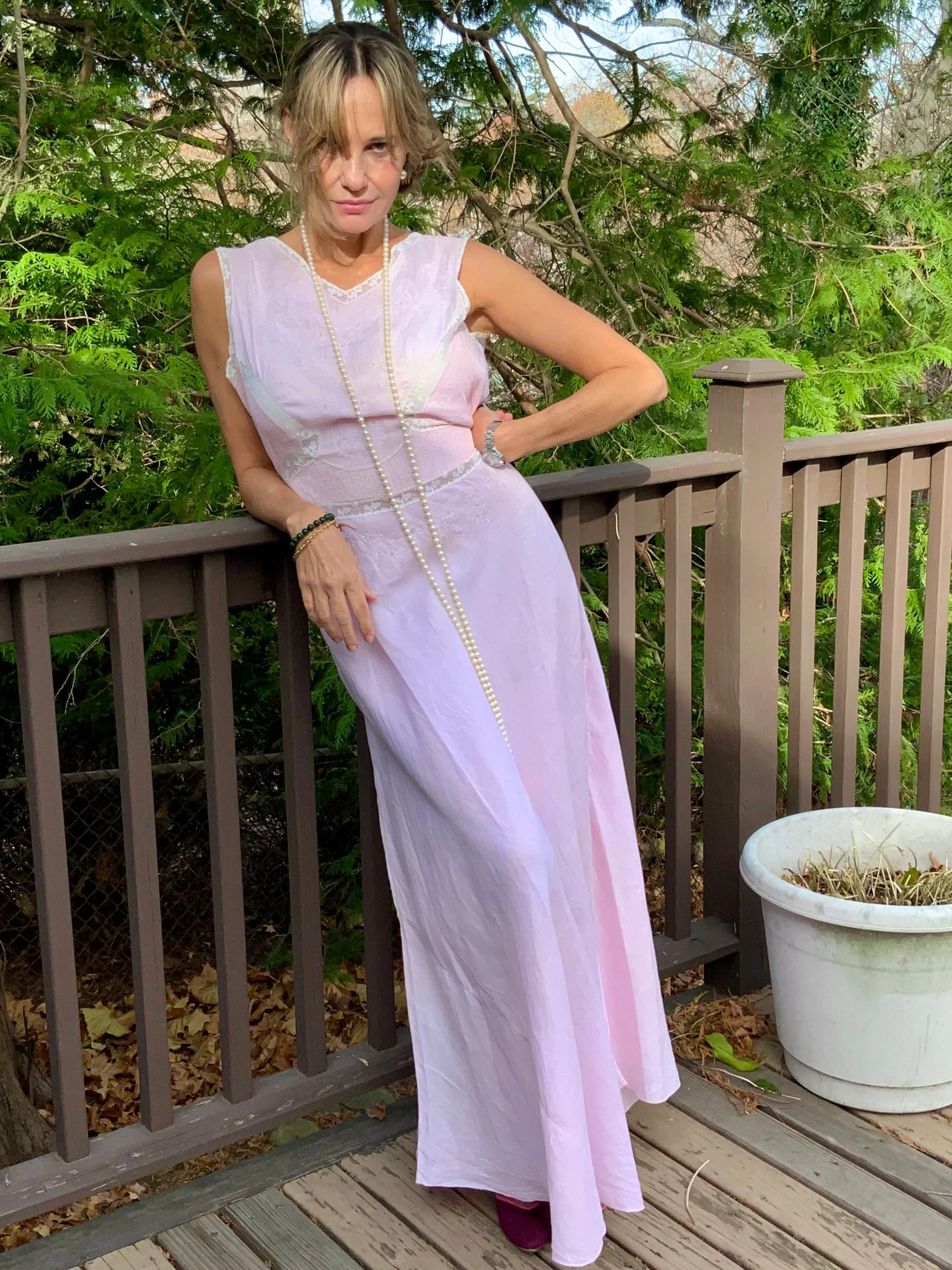 Cotton Nightgown - 1900s - Summer Dress