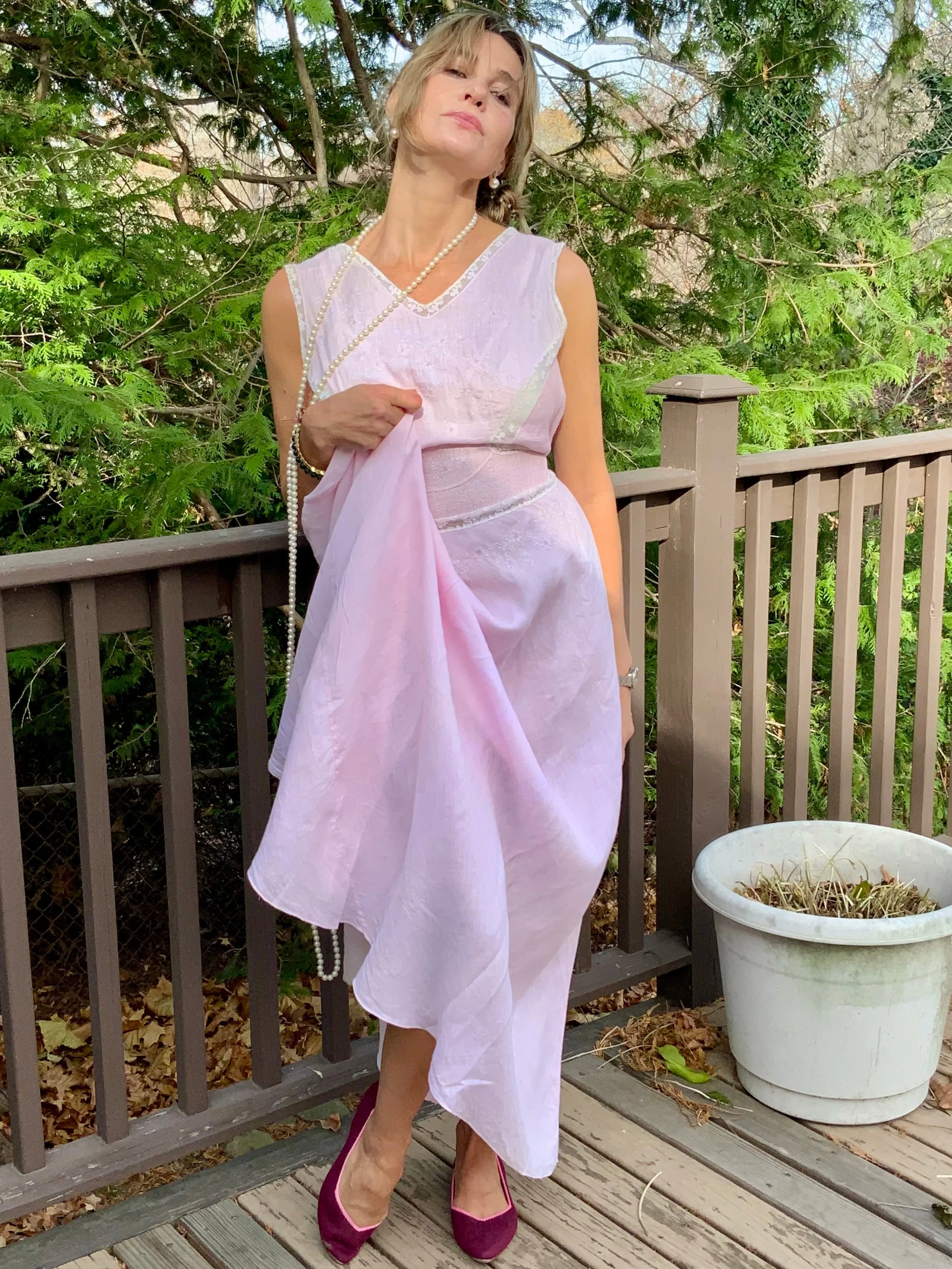 Cotton Nightgown - 1900s - Summer Dress