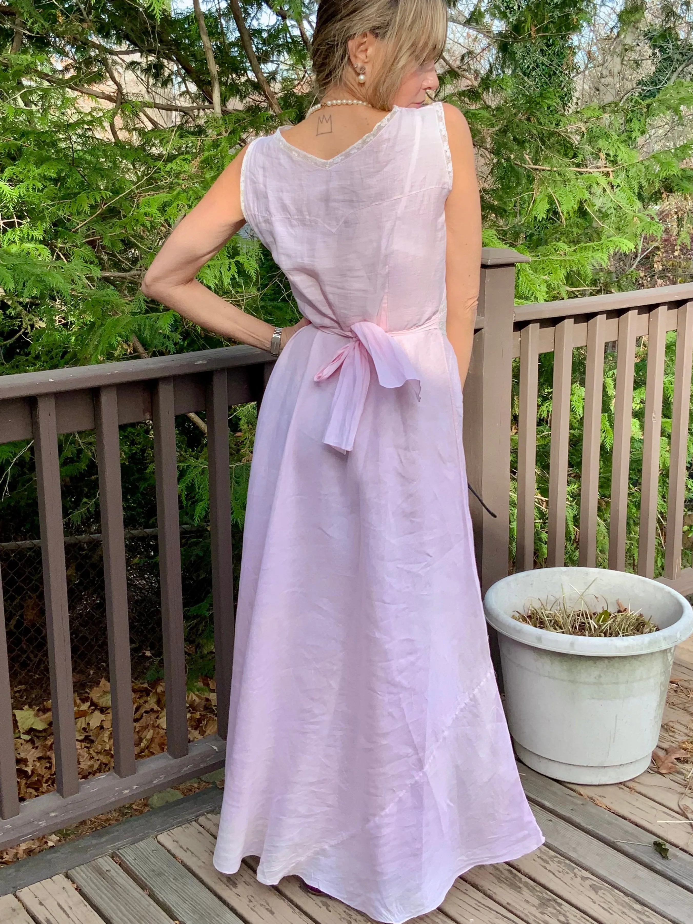 Cotton Nightgown - 1900s - Summer Dress