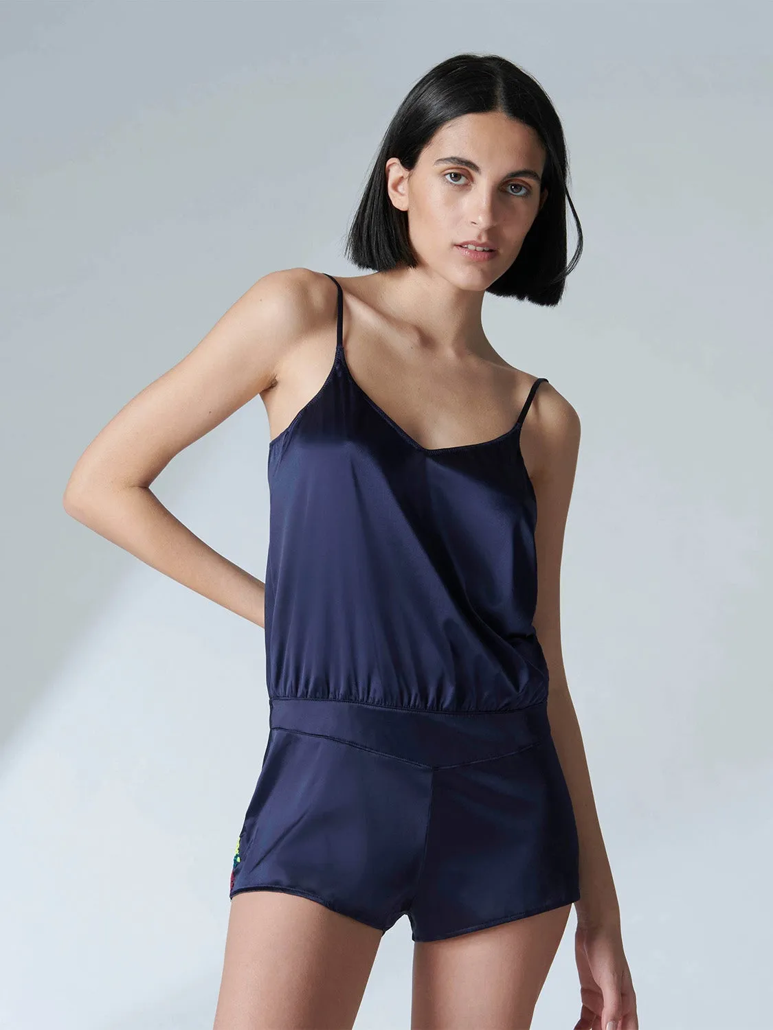 Elsa Romper - Night Blue