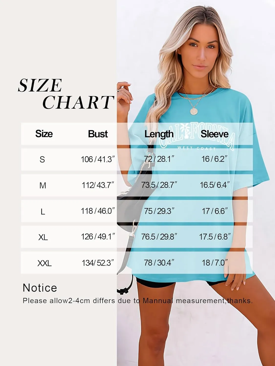 Ezcosplay Women Oversized T Shirts Graphic Tees Casual Drop Shoulder Tops Cute Hawaii Vacation Shirt