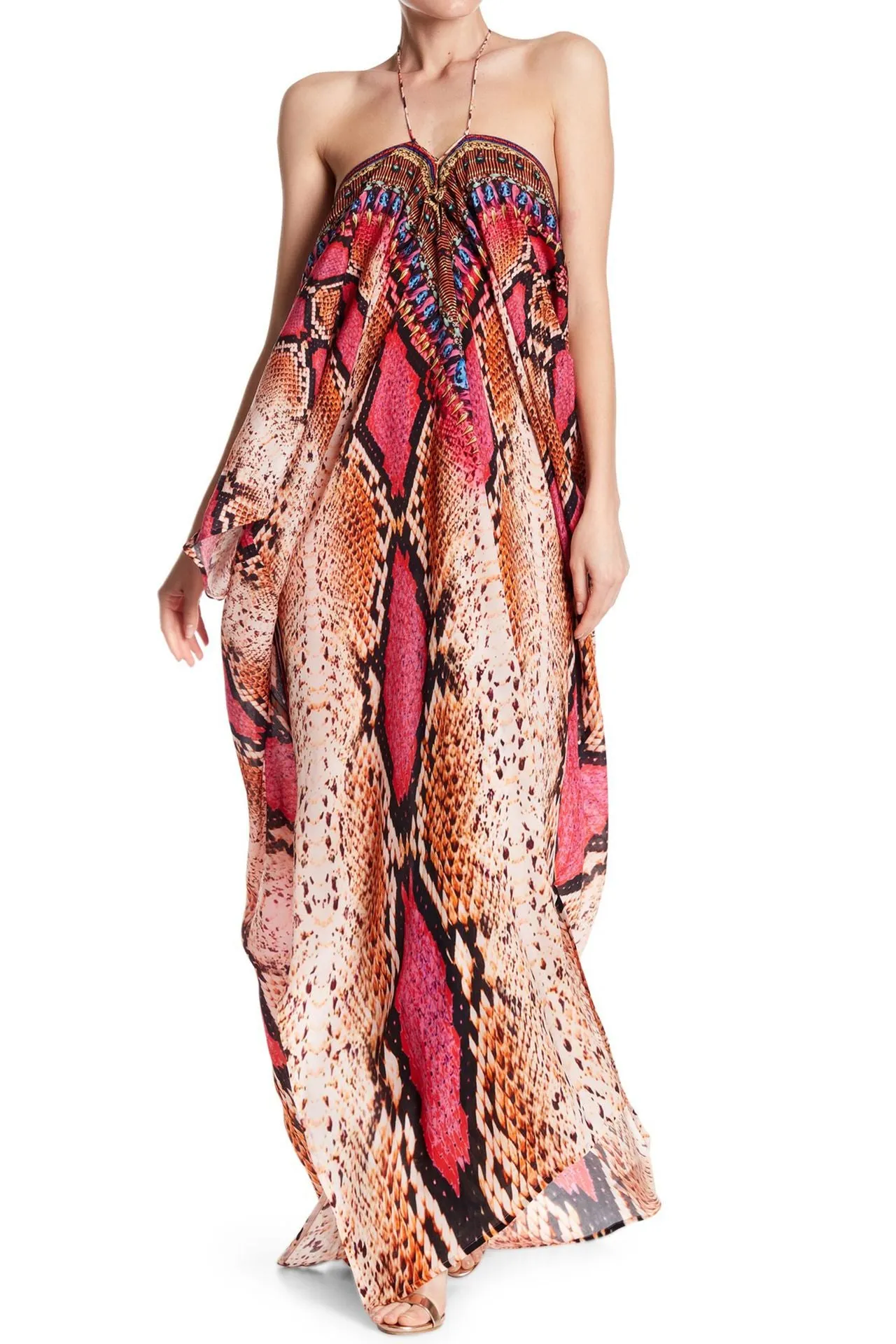 Fuchsia Womens Kaftan