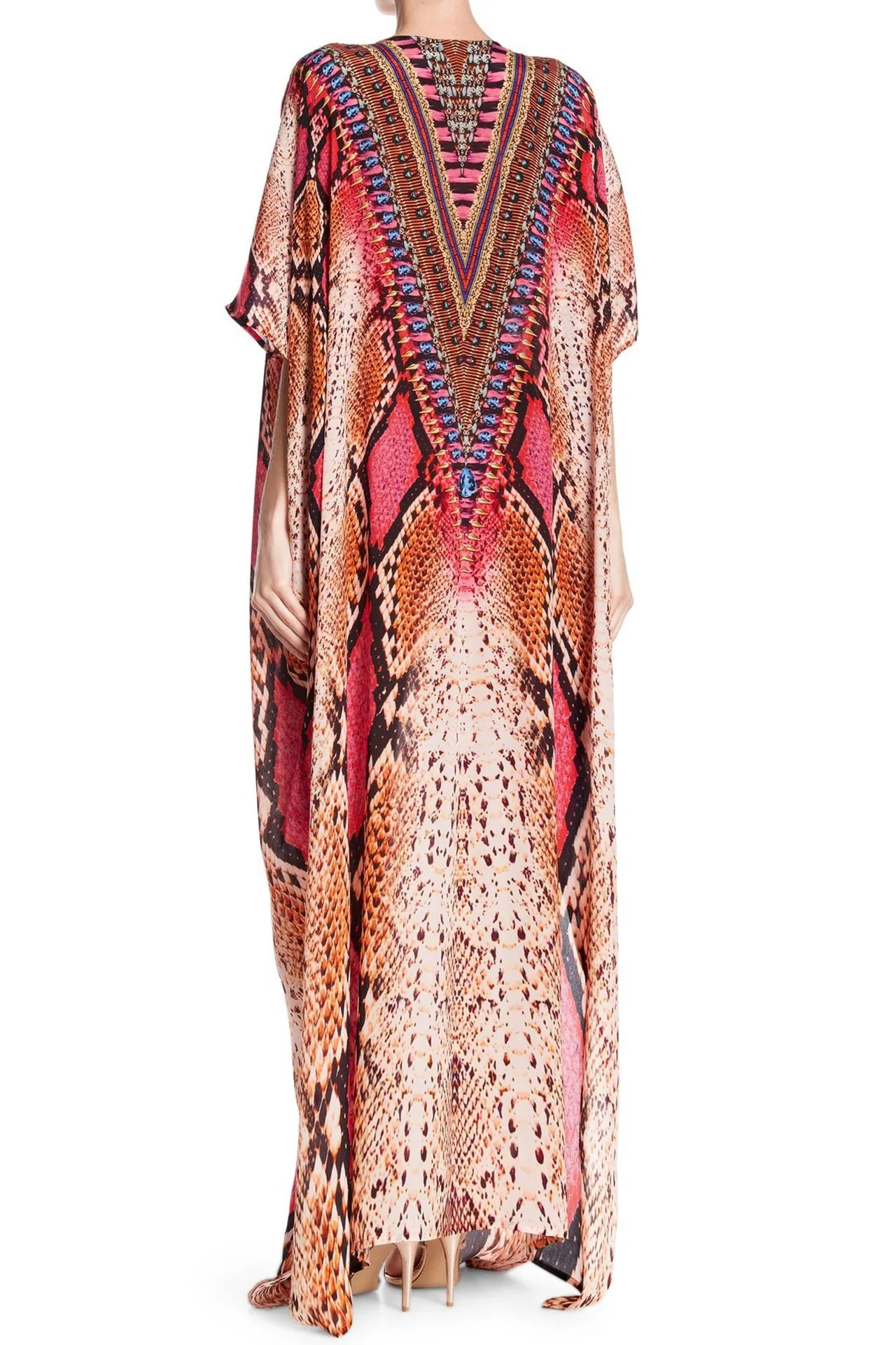 Fuchsia Womens Kaftan