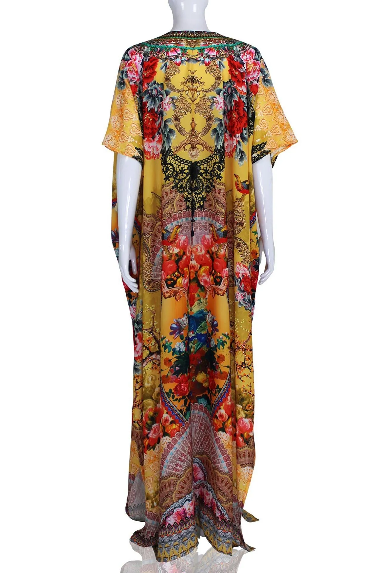 Loungewear kaftan dress long