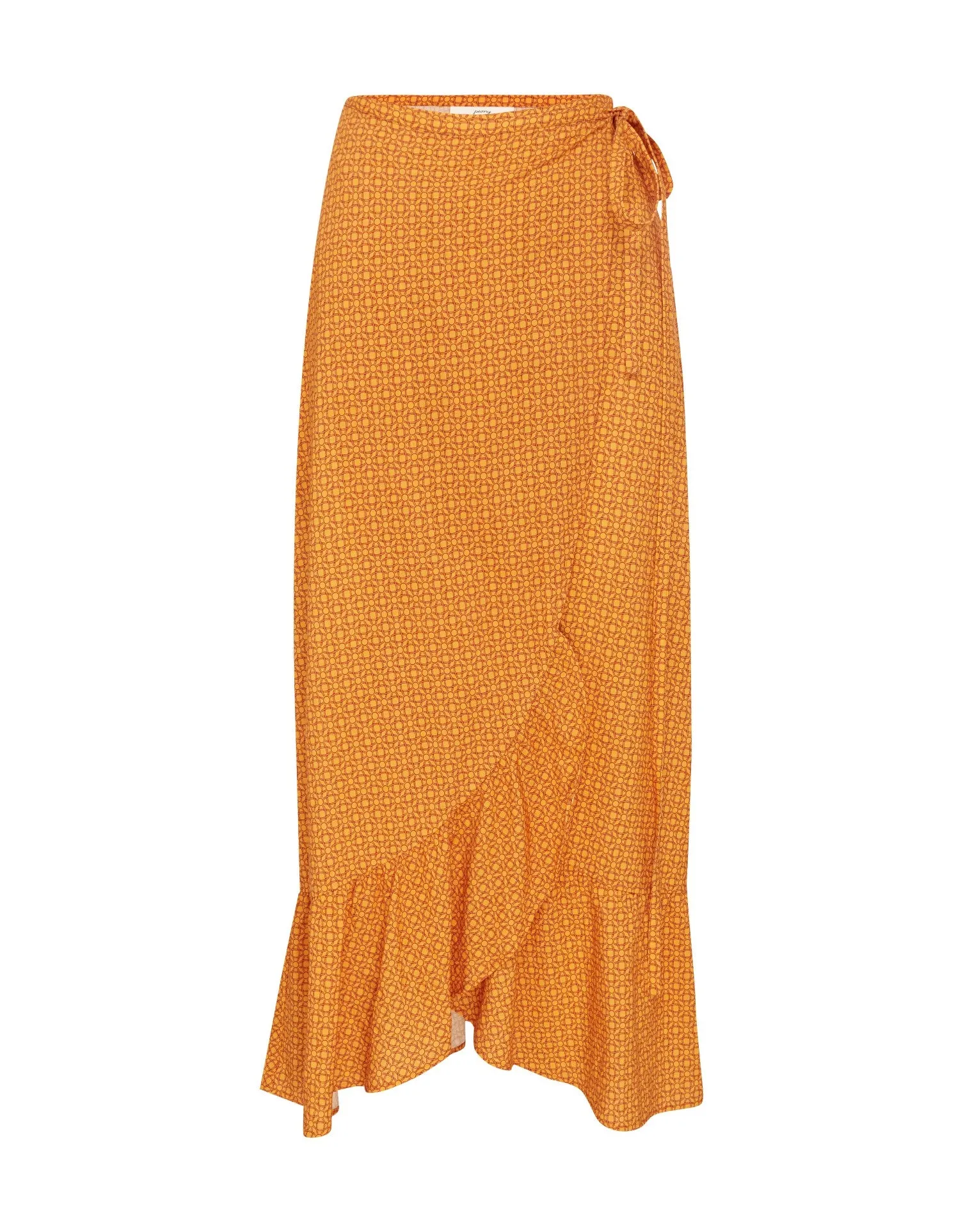 Marigold Ruffle Wrap Skirt