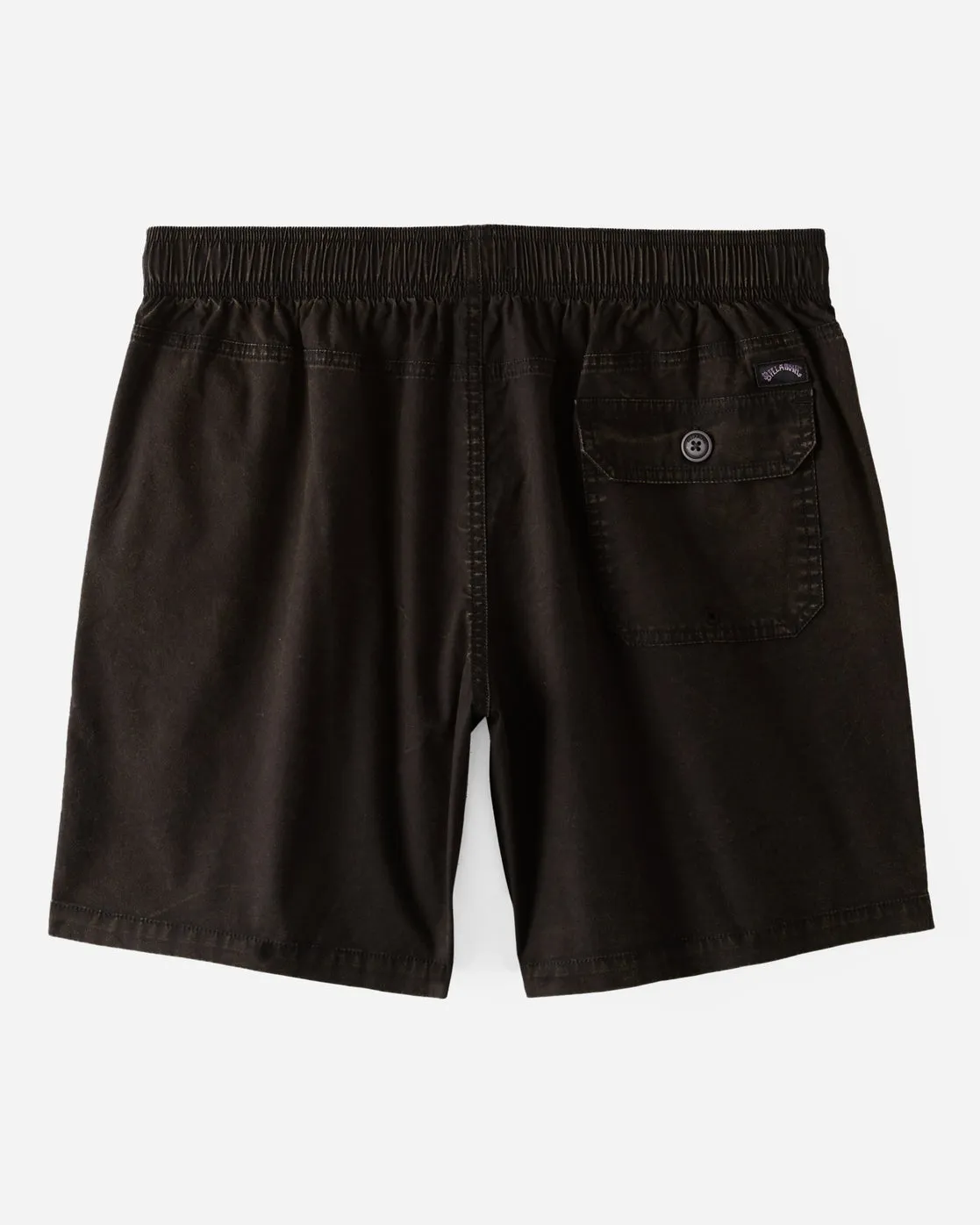 Mario Stretch 17" Elastic Waist Shorts - Black