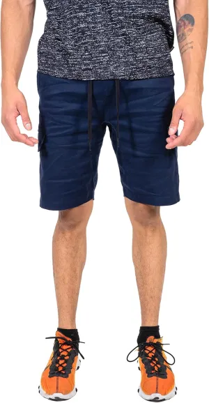 Men's Soft Twill Multi Pocket Cargo Shorts