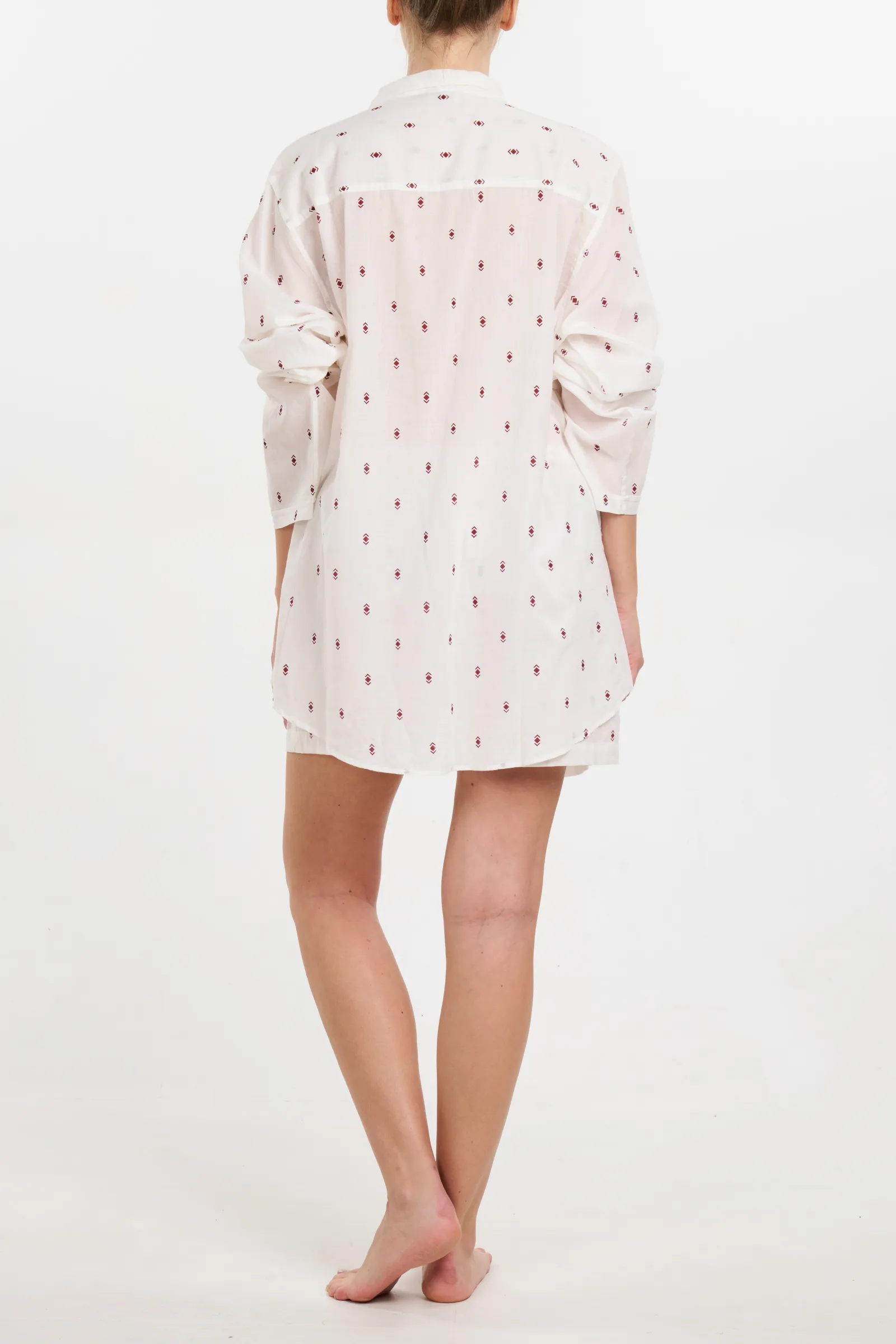 Oversized Short Set - Arrows