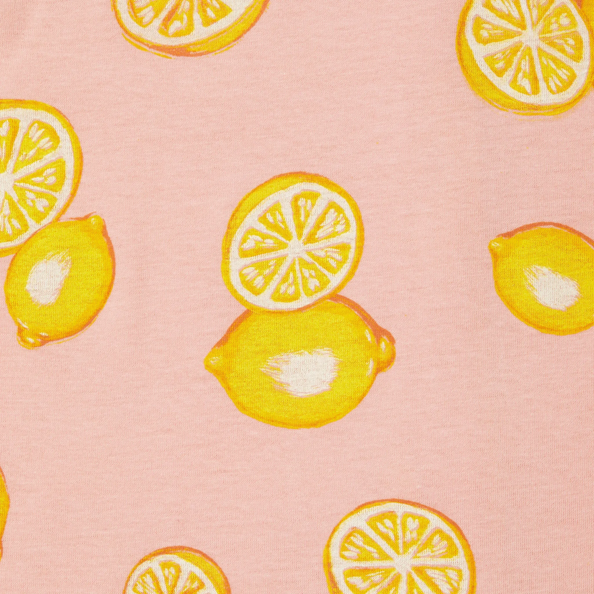 Pajama Short Set - Lemon Print
