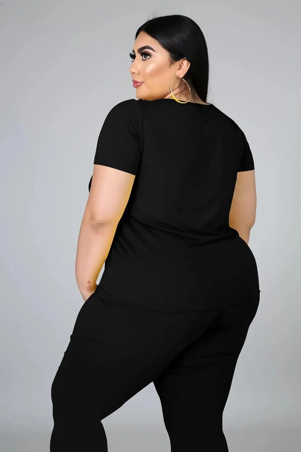 Plus Size Two Piece Outfits For Women Summer Sweatsuits Jogger Sets Casual Print Shorts Tracksuit Sets