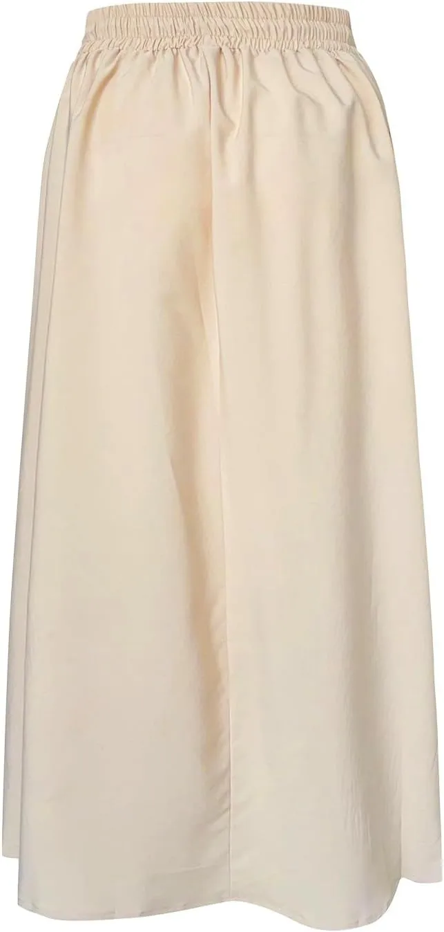 PTOLOCIF Maxi Skirts for Women High Waitsed Long Skirts Flowy Summer Skirt a Line Elastic Beach Party Dress Trendy Outfits