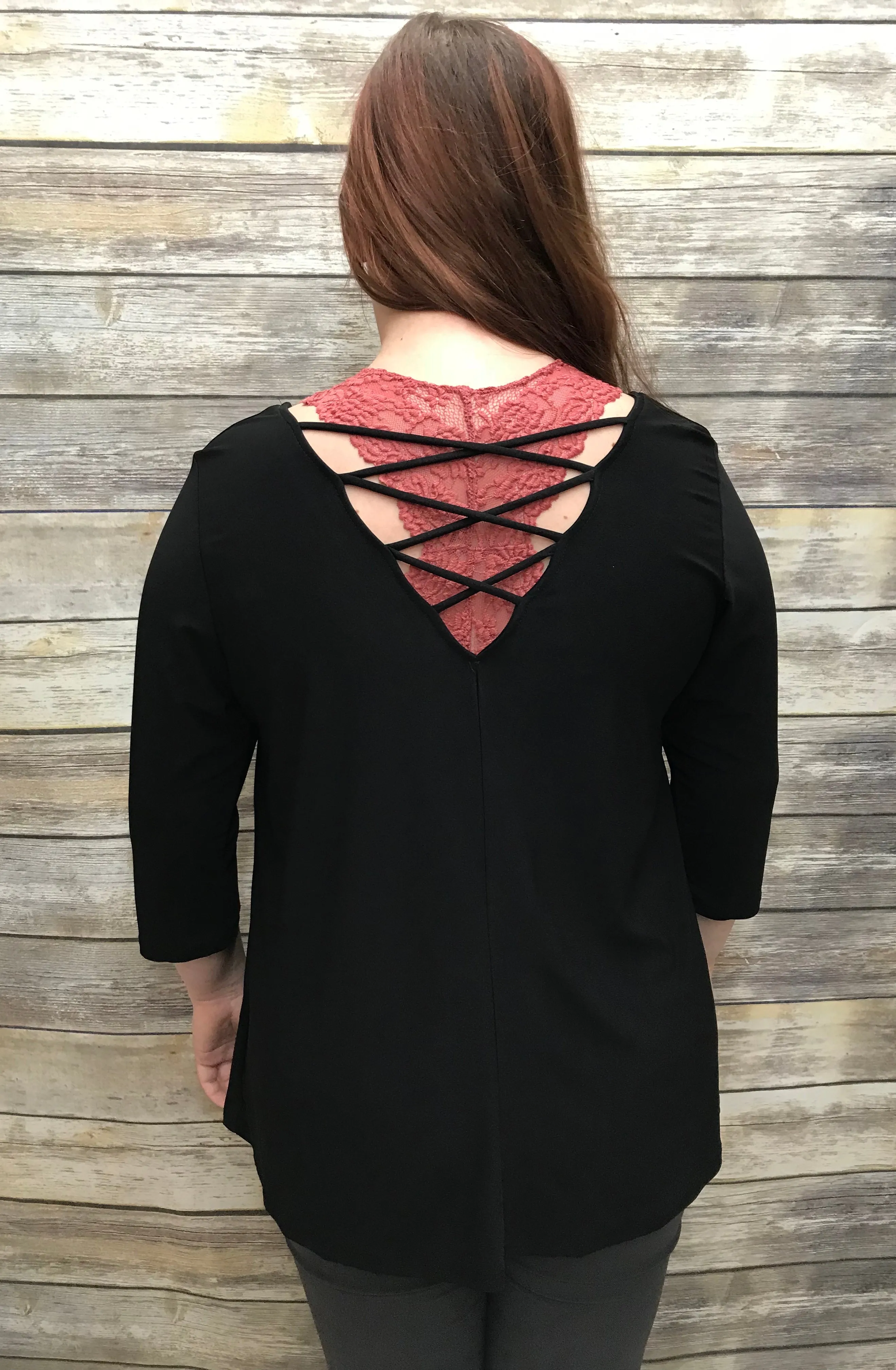 *Racerback Lace Bralette