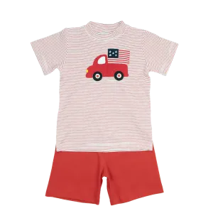 Squiggles Flag Short Set