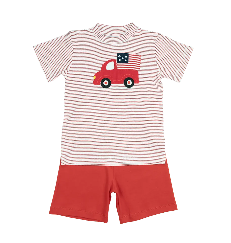 Squiggles Flag Short Set