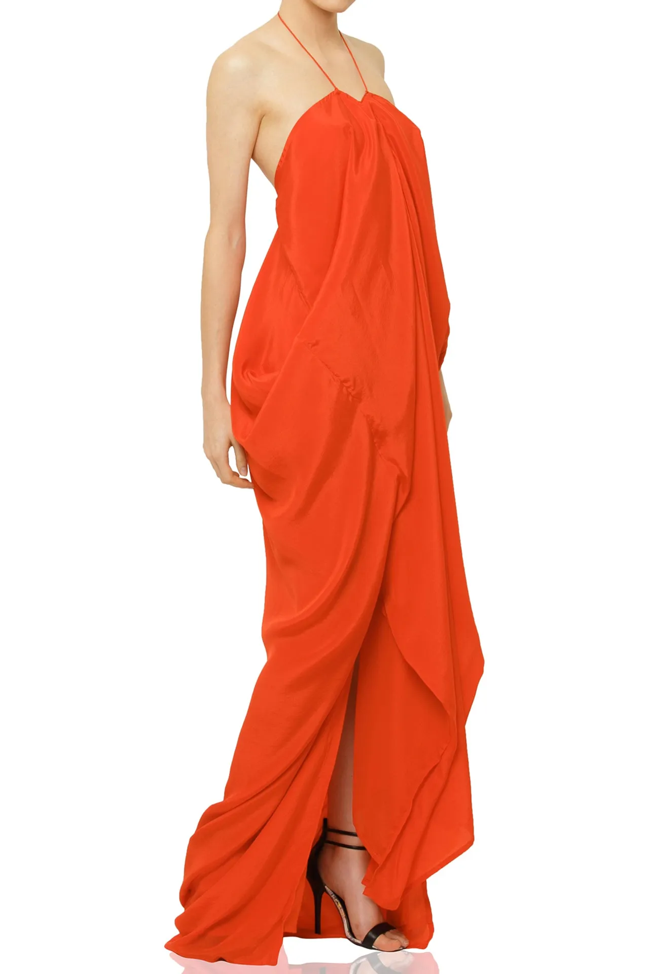 Tangerine Kaftan Dress Women