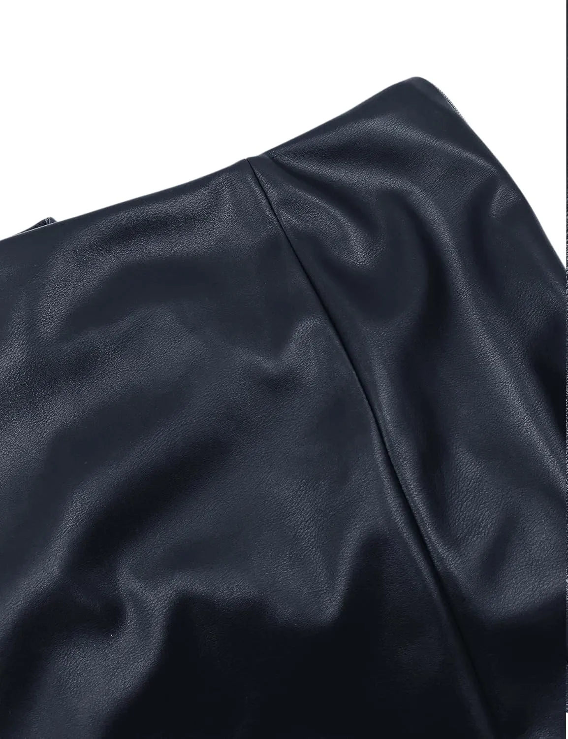 Women's Faux Leather Shorts High Waist Stretch Skinny Mini Shorts Sexy Hot Pants