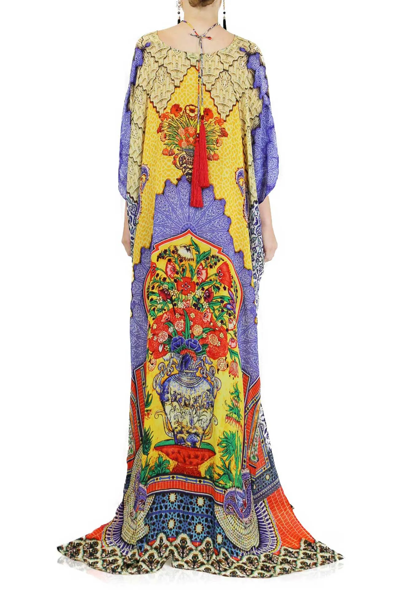 Yellow Kaftan dress